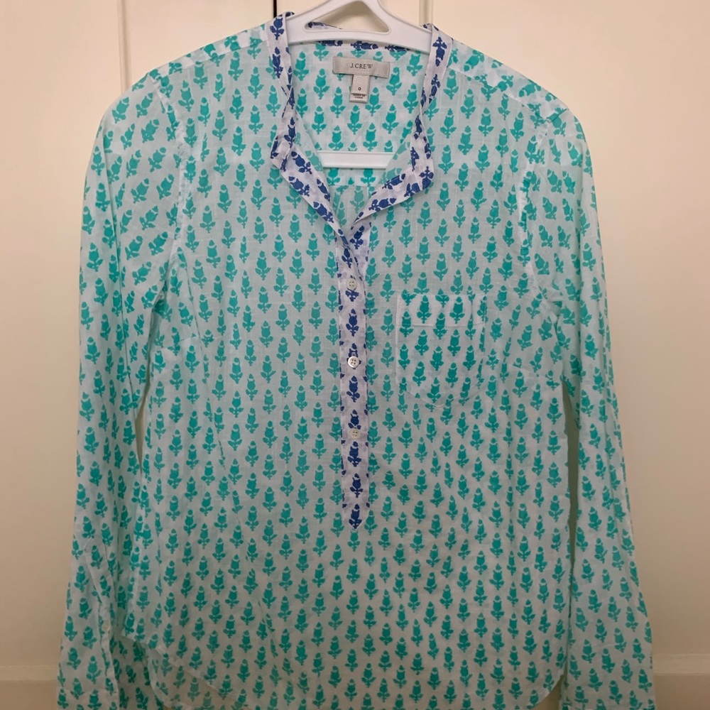 J Crew women print shit